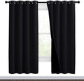 NICETOWN High-End Thermal Curtains, Full Blackout Curtains 72 Inches Long by NICETOWN