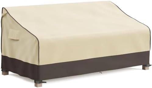 MR. COVER 3-Seater Outdoor Couch Cover Waterproof, 80 Inch Patio Furniture by MRCOVER
