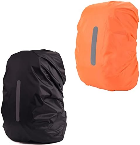 2 Pack Waterproof Rain Cover for Backpack, Backpack Rain Cover by MOPHOEXII