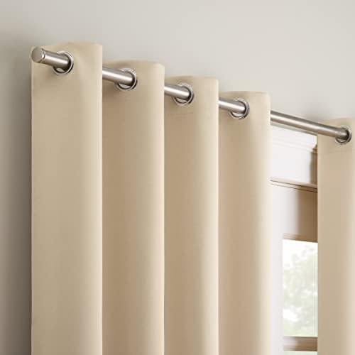 ECLIPSE Bradford Waterproof Blackout Thermal Insulated Grommet Outdoor Curtain - Image 3
