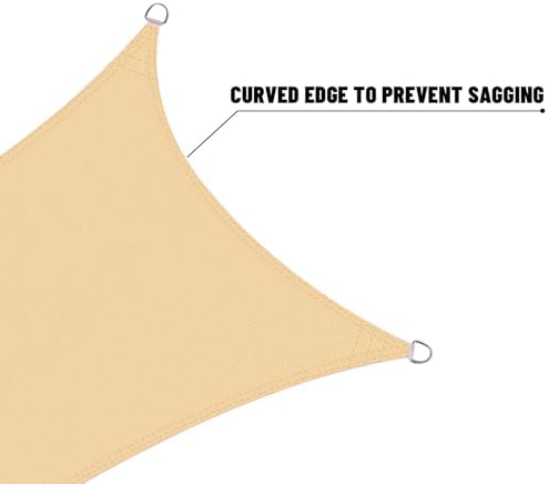 LOVE STORY Custom Size 8' x 15' Waterproof Sun Shade Sail - Image 7