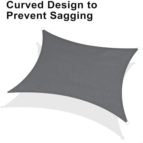 LOVE STORY 10' x 13' Rectangle Sun Shade Sail - Image 6