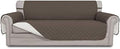 Easy-Going Reversible Couch Cover, 3 Cushion Sofa, Taupe/Ivory by Easy-Going