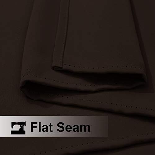 NICETOWN Waterproof Outdoor Curtain, 1 Piece, W66 x L84 inch, Toffee Brown - Image 6
