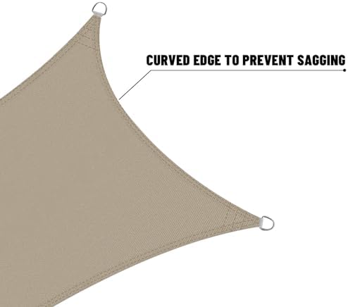LOVE STORY Custom Size 7' x 9' Waterproof Sun Shade Sail - Image 7