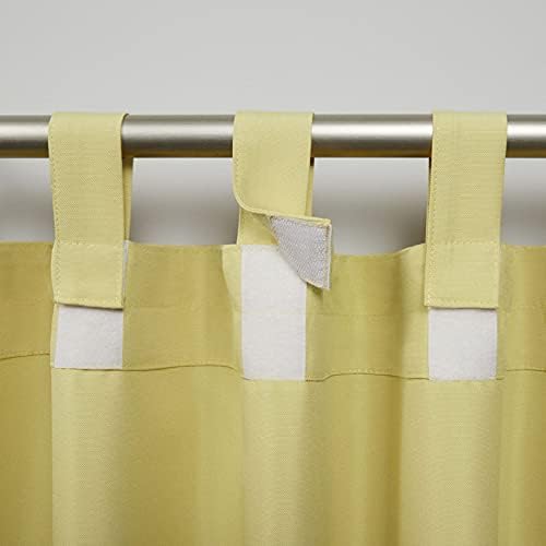 Exclusive Home Cabana Solid Indoor/Outdoor Light Filtering Hook-and-Loop Tab - Image 4