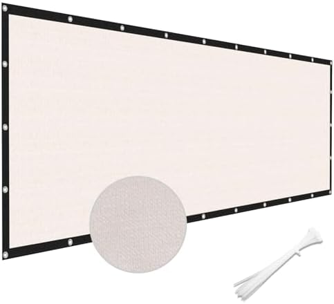 SUNNY GUARD 6' x 38' Privacy Fence Screen, Heavy Duty HDPE Mesh by SUNNYGUARD