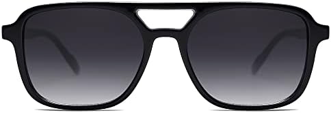 SOJOS Retro Aviator Sunglasses Womens Mens, Trendy Rectangle Shades SJ2202 - Image 2