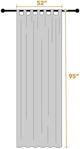 H.VERSAILTEX Outdoor Linen Sheer Curtains - Image 2