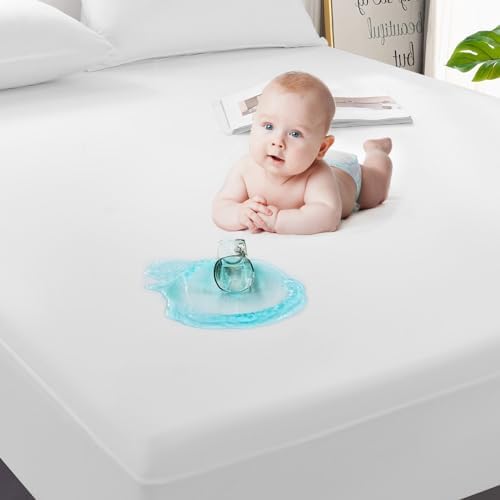 GRT 2 Pack King Mattress Protector Waterproof, Breathable & Noiseless by GRT