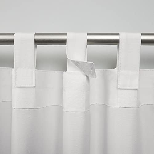 Exclusive Home Cabana Solid Indoor/Outdoor Light Filtering Hook-and-Loop Tab - Image 4