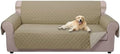 U-NICE HOME Large Sofa Cover Reversible Couch Cover, Light Camel/Beige by U-NICEHOME