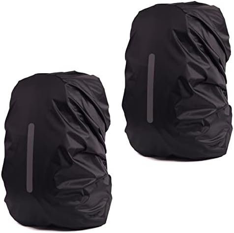 2 Pack Waterproof Rain Cover for Backpack, Backpack Rain Cover by MOPHOEXII