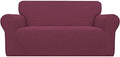Easy-Going Stretch Loveseat Couch Covers Washable ASH Rose by Easy-Going