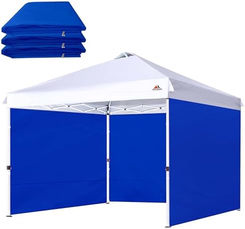 SCOCANOPY SunWall for 10x10 Pop Up Canopy Frame, 3 Pack SideWall Only by SCOCANOPY