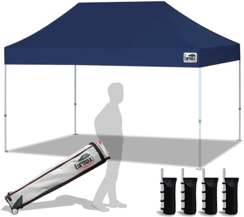 Eurmax USA 10x15ft Pop Up Canopy, Commercial Instant Tent by Eurmax