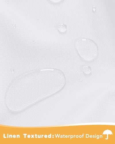 HolidayIdeas White Outdoor Curtains - Image 2