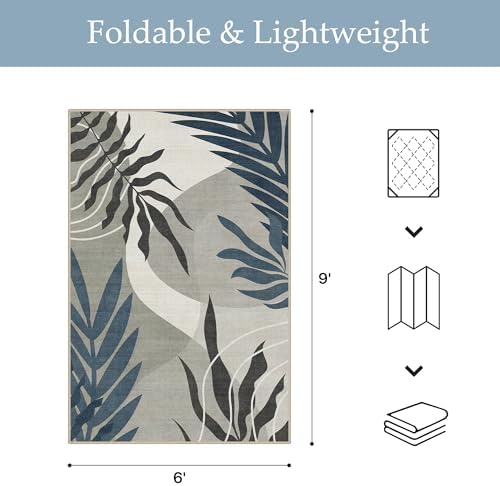 GENIMO 6x9 Outdoor Rug, Washable - Image 2
