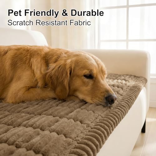 Smiry Couch Cover for Dogs, Non Slip Washable Sofa Protector for Pets - Image 4