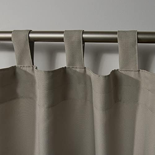 Exclusive Home Cabana Solid Indoor/Outdoor Light Filtering Hook-and-Loop Tab - Image 3