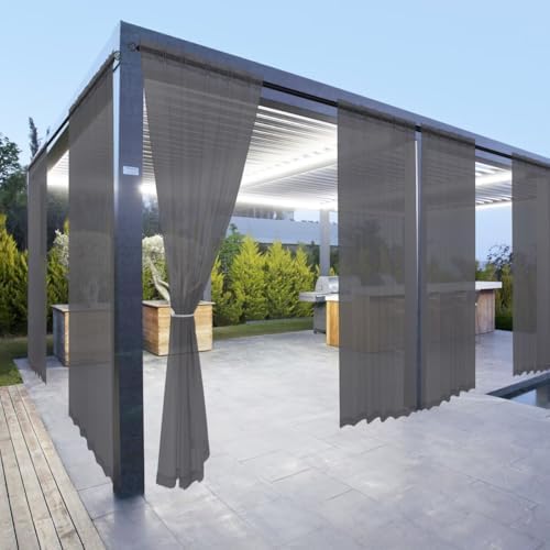 youleyar Outdoor Sheer Curtains - Image 2