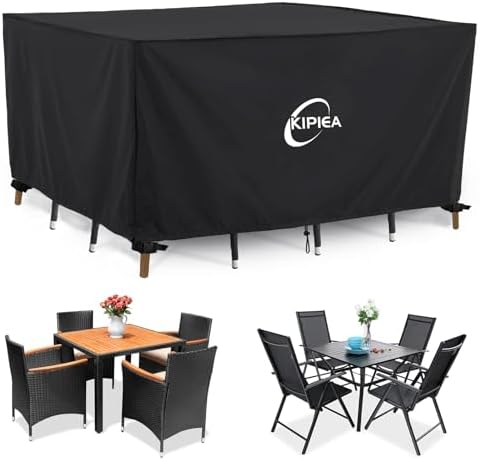 Kipiea Outdoor Furniture Covers Waterproof, 420D Heavy-Duty Patio Furniture Set by Kipiea