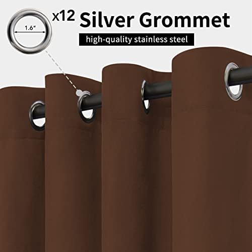 Easy-Going Outdoor Curtains for Patio 1 Panel, 110x84 inch - Image 2
