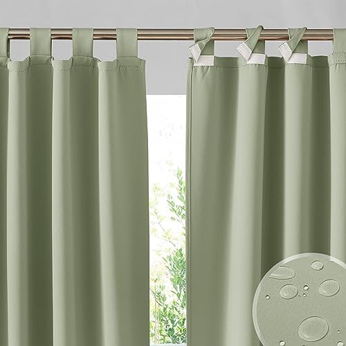 RYB HOME Blackout Outdoor Curtains 2 Panels by RYBHOME