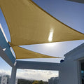 SUNNY GUARD Custom Size 10'x12'x15.6' Sand Sun Shade Sail Right Triangle UV by SUNNYGUARD