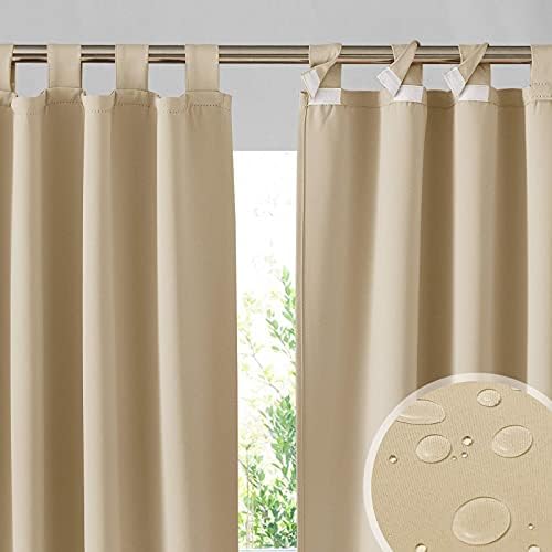 RYB HOME 2 Panels Outdoor Curtains by RYBHOME