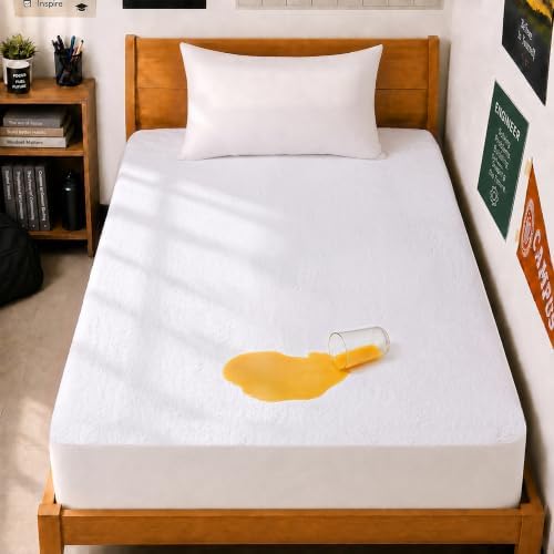 Waterproof Twin XL Size Mattress Protector fits Upto 15" Deep Pocket by UTOPIABEDDING