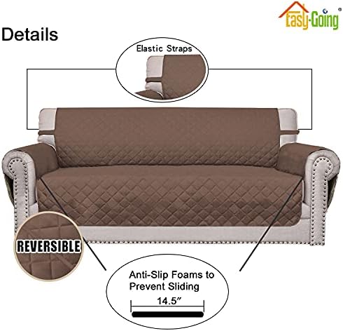 Easy-Going Reversible Couch Cover, Small Chair - Image 3