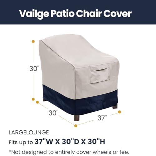 Vailge Patio Chair Covers & Outdoor Furniture Covers Heavy-Duty Waterproof - Image 2