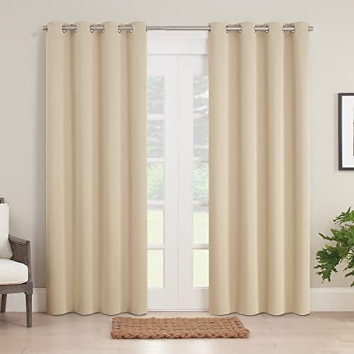 ECLIPSE Bradford Waterproof Blackout Thermal Insulated Grommet Outdoor Curtain - Image 2
