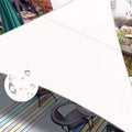 LOVE STORY Custom Size 8' x 8' x 11.3' Waterproof Sun Shade Sail by LOVESTORY