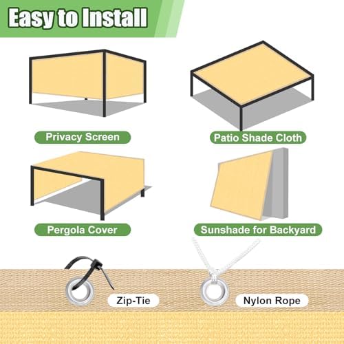 Outdoor 90% Sun Shade Cloth - Image 6