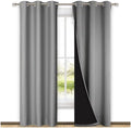 NICETOWN Blackout Curtains 80 inches Long, Full Light Blocking Drapes by NICETOWN