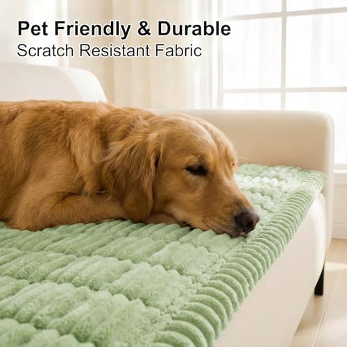 Smiry Couch Cover for Dogs, Non Slip Washable Sofa Protector for Pets - Image 3