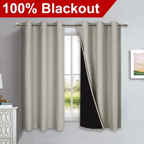 NICETOWN Natural Blackout Curtains - Image 2