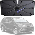 Windshield Sun Shade Umbrella, Scratch-Free Sunshade by MakeLifeBetter