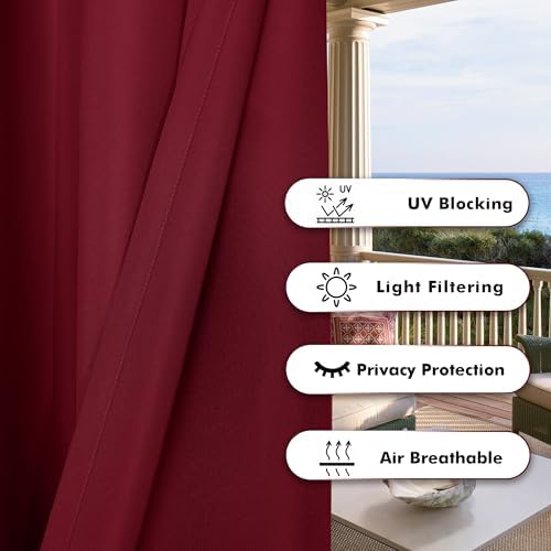 BONZER Waterproof Indoor/Outdoor Curtains - Image 4