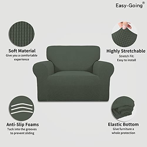 Easy-Going Stretch Oversized Chair Slipcover - Image 3