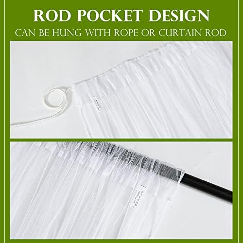 RYB HOME Mosquito Netting Outdoor Curtains - Image 5