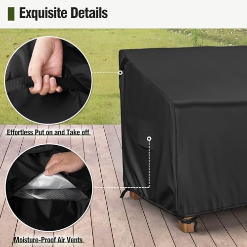 MR. COVER 2-Seater Patio Loveseat Cover, Patio Furniture Covers Waterproof - Image 5