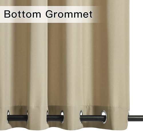 NICETOWN Canvas Weighted Outdoor Curtains - Image 4