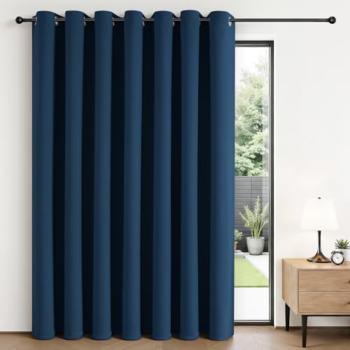Joydeco Blackout Patio Sliding Door Curtains, Privacy Room Divider Curtains by JOYDECO