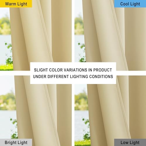 NICETOWN Extra Wide Outdoor Curtains - Image 5
