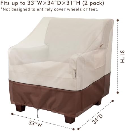 Waterproof Patio Furniture Chair Covers - Image 2