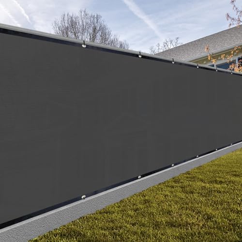 SUNNY GUARD 4' x 94' Privacy Fence Screen, Heavy Duty HDPE Mesh by SUNNYGUARD