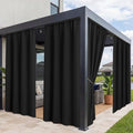 Patio Curtains Outdoor Waterproof, 4 Panels, Rod Pocket Sunshades by RichSets